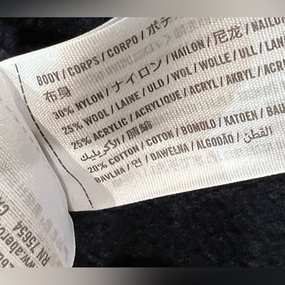 Men’s Large Abercrombie & Fitch A&F Wool Blend Knit Henley Pullover Knit Sweater - Picture 5 of 5